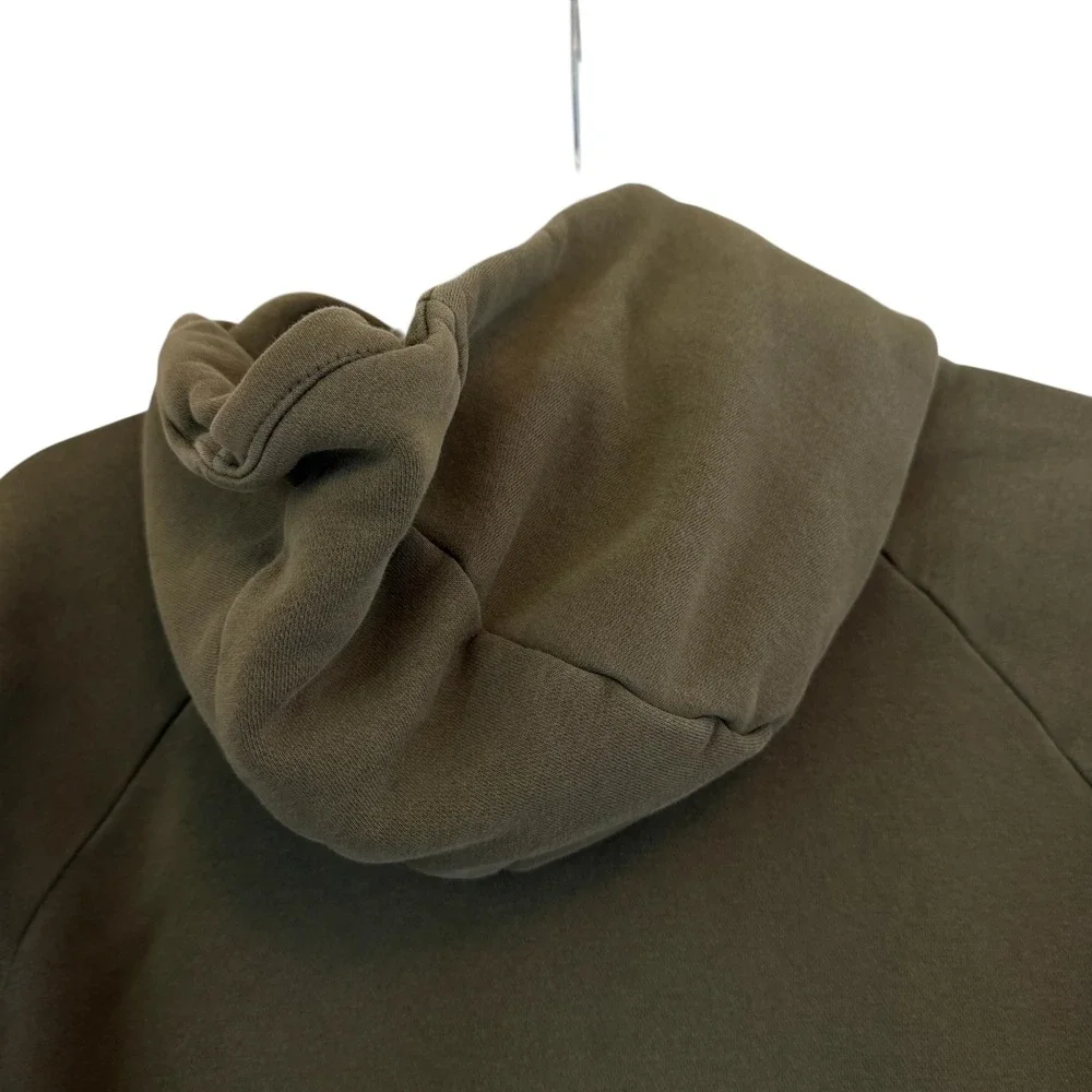 Jordan Jumpman‎ Air Hoodie Men Medium Olive Green Script Logo AV6005-395 READ